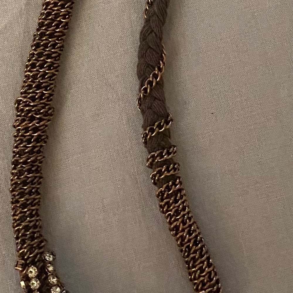 Banana Republic long statement necklace